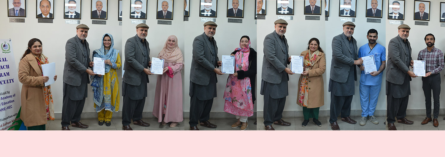 NAHE-HEC Certificate Distribution Ceremony of Faculty Development